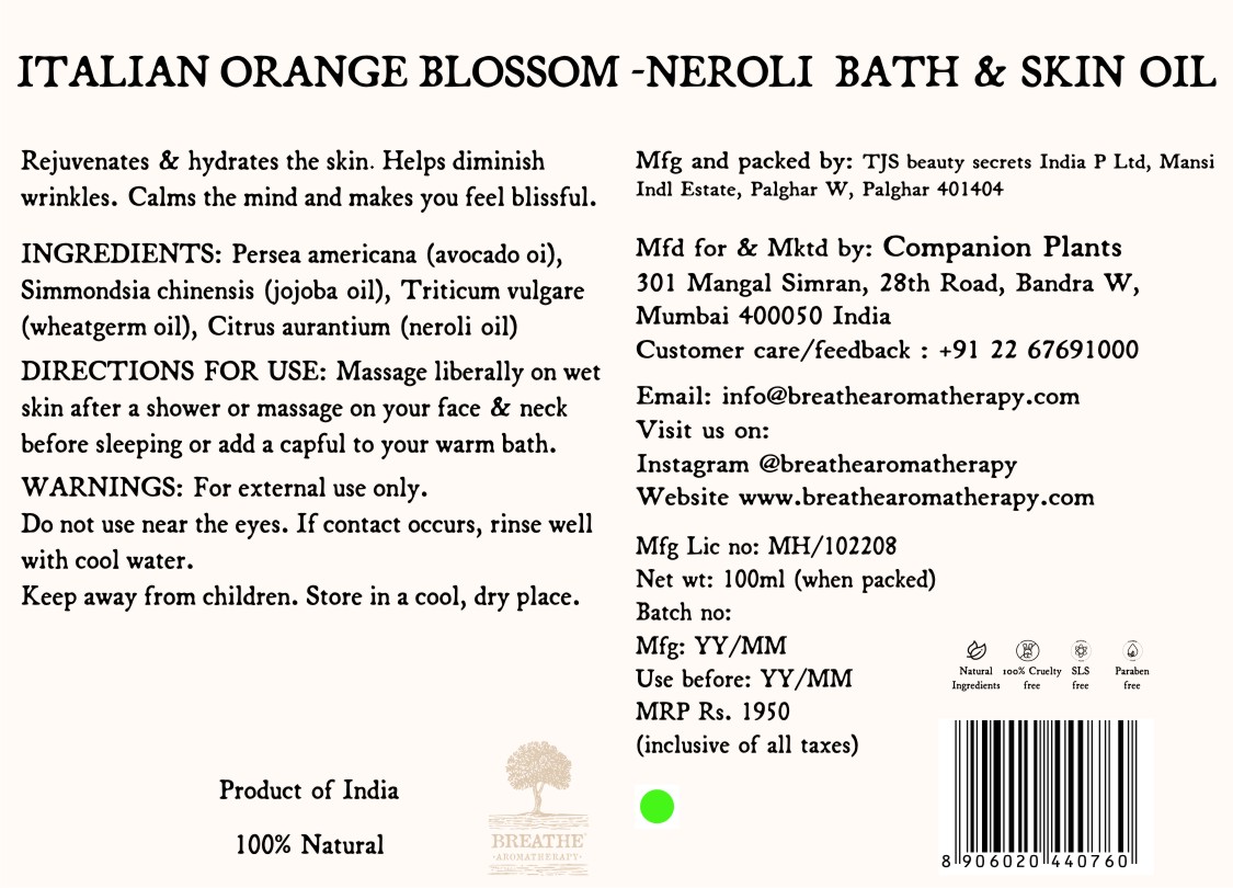 Italian Orange Blossom - Neroli