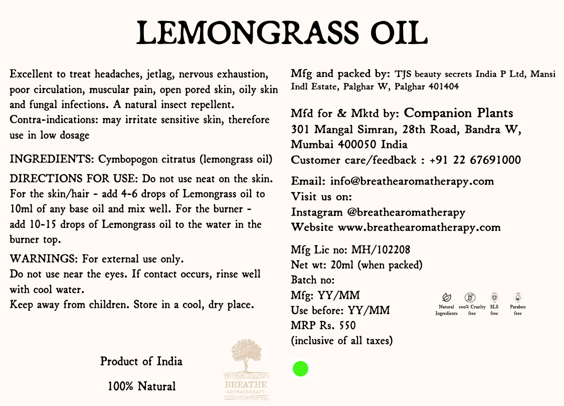 Lemongrass Oil