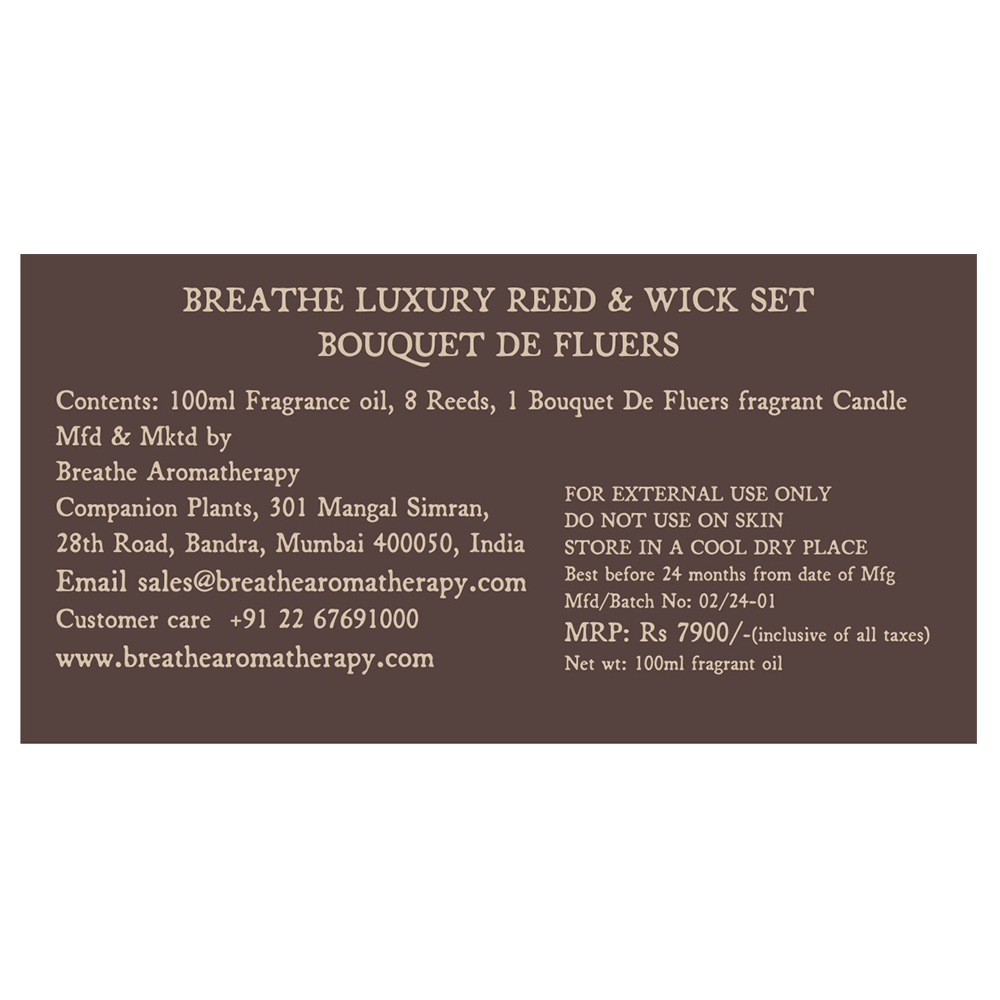 Bouquet De Fleurs Luxury Reed & Wick Set